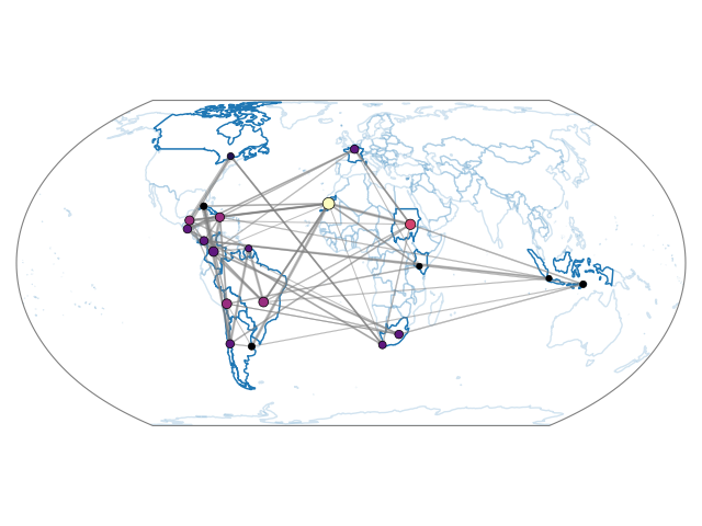 plot map