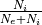 \frac{N_i}{N_e+N_i}