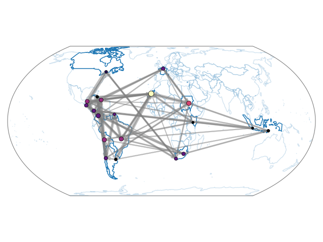 plot map
